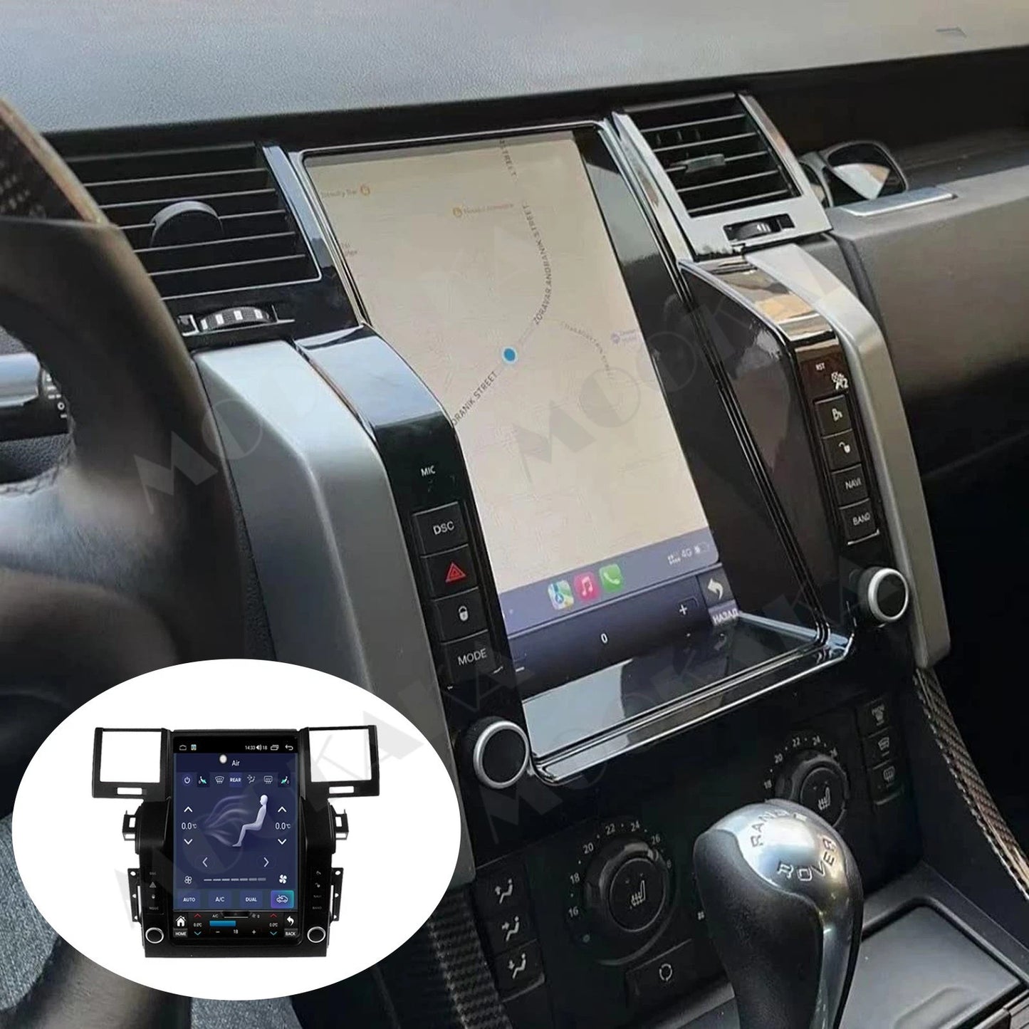 12.1"For Maserati Ghibli 2014-2022 Tesla Style Car Radio GPS Navigation 8+128GB