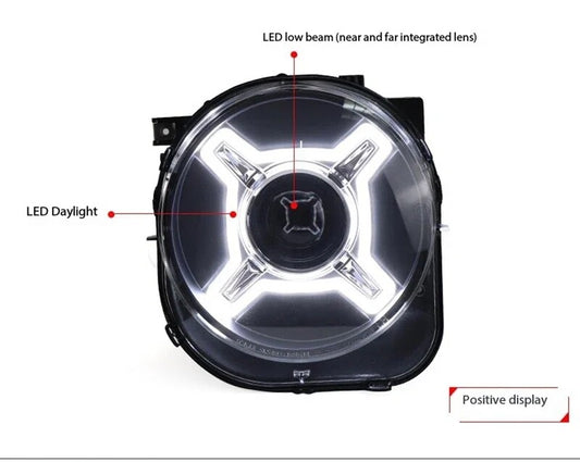 For Jeep Renegade 2015-2021 Headlights LED Projector Lens DRL Turn Signal Assembly