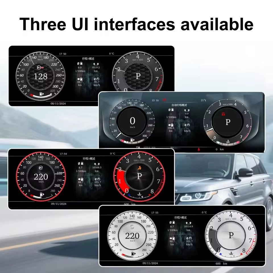 12.3"LCD Cluster digital instrument cluster For Land Rover Discovery 4 2008-2016 | PareiAuto