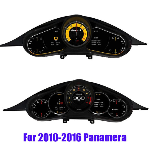 Digital LCD Screen Dashboard For Porsche Panamera 2010 2011 2012 2013 2014 2015 2016 Cluster Speedometer | PareiAuto
