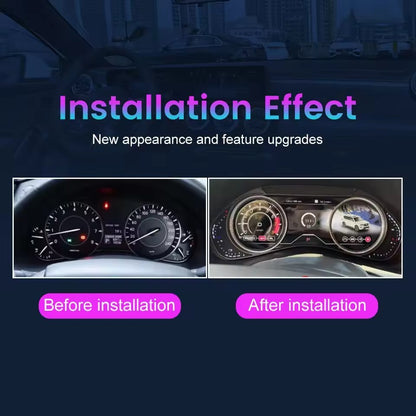 For Nissan Patrol Infiniti QX56 Y62 2010-2021 LCD Digital Dashboard Cluster Instrument Panel | PareiAuto
