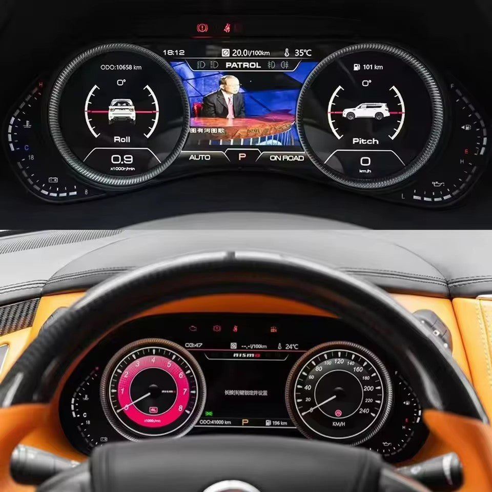 12.3" LCD Digital Dashboard Cluster Cockpit For TOYOTA FJ LAND CRUISER 2007-2024 | PareiAuto