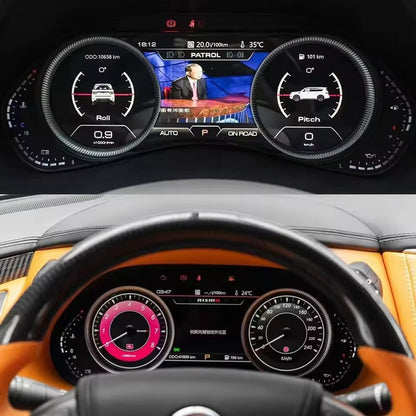 12.3" LCD Digital Dashboard Cluster Cockpit For TOYOTA FJ LAND CRUISER 2007-2024 | PareiAuto