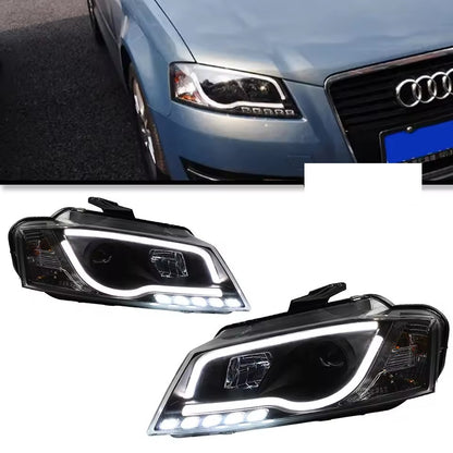 LED Front DRL Turn Signal Projector Headlights Assembly For Audi A3 S3 2008-2012 LED Headlight Assembly
