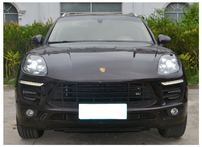 For Porsche Macan 2014 2015 2016 2017 2018 2019 2020 2021 2022 LED Headlight Projector Lens DRL Turn Signal Lamps