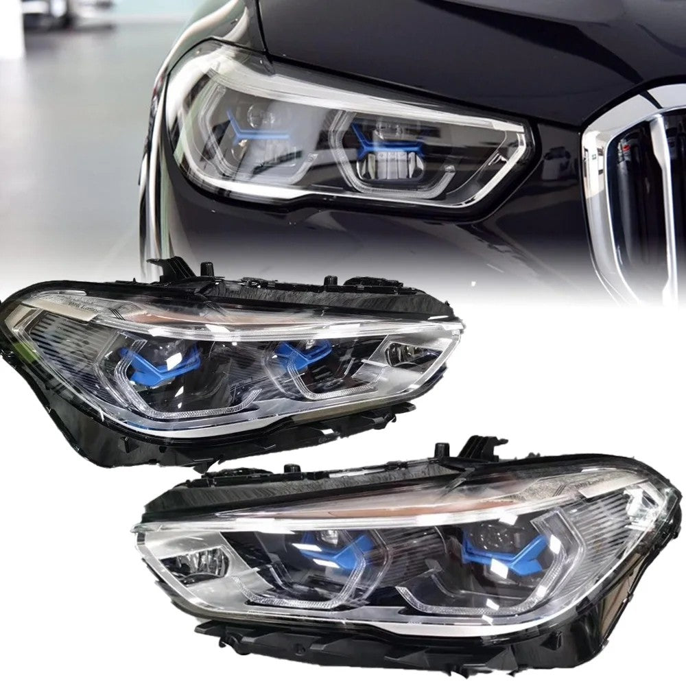 LED Front DRL Headlights For BMW G05 X5 2019 2020 2021 2022 2023 Sequential Turn Signal Lamps Assembly LED Headlight Assembly
