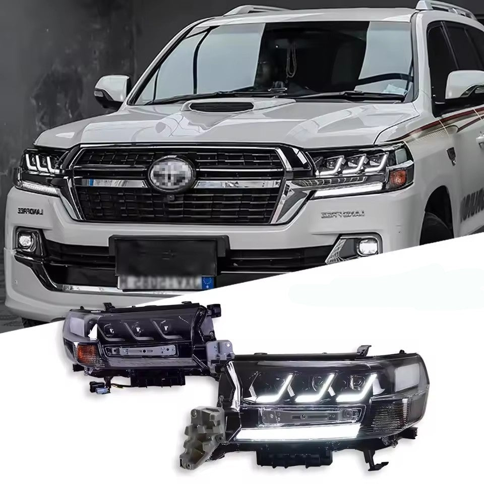 For Toyota LC200 Land Cruiser 2016 2017 2018 2019 2020 2021 Upgrade DRL Dynamic Turn Signal LED Headlight LED Headlight Assembly