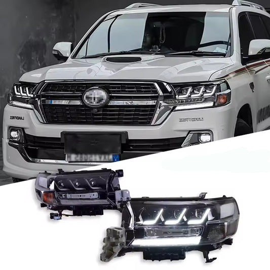 For Toyota LC200 Land Cruiser 2016 2017 2018 2019 2020 2021 Upgrade DRL Dynamic Turn Signal LED Headlight LED Headlight Assembly