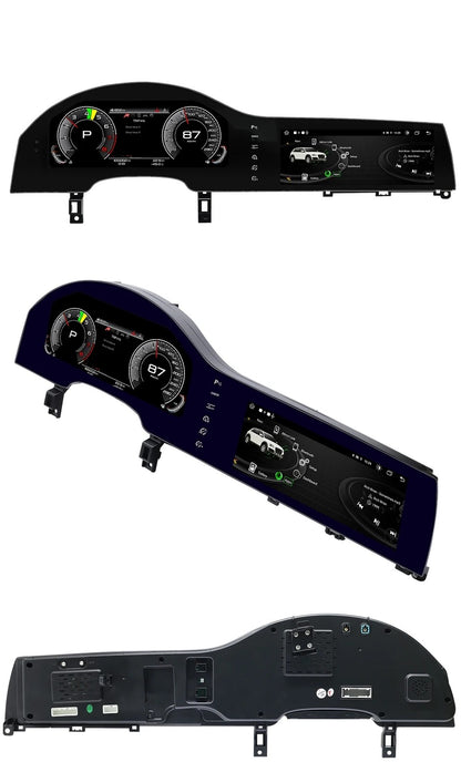Cluster dash For Audi Q7 4L 2005-2015 Digital screen Carplay Auto speed Dash Cluster Virtual Cockpit 12.3inch+10.25inch | PareiAuto