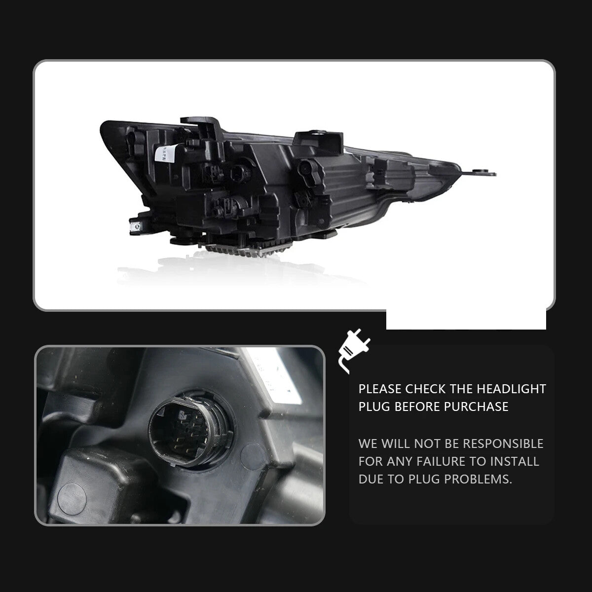 LED Headlight Assembly