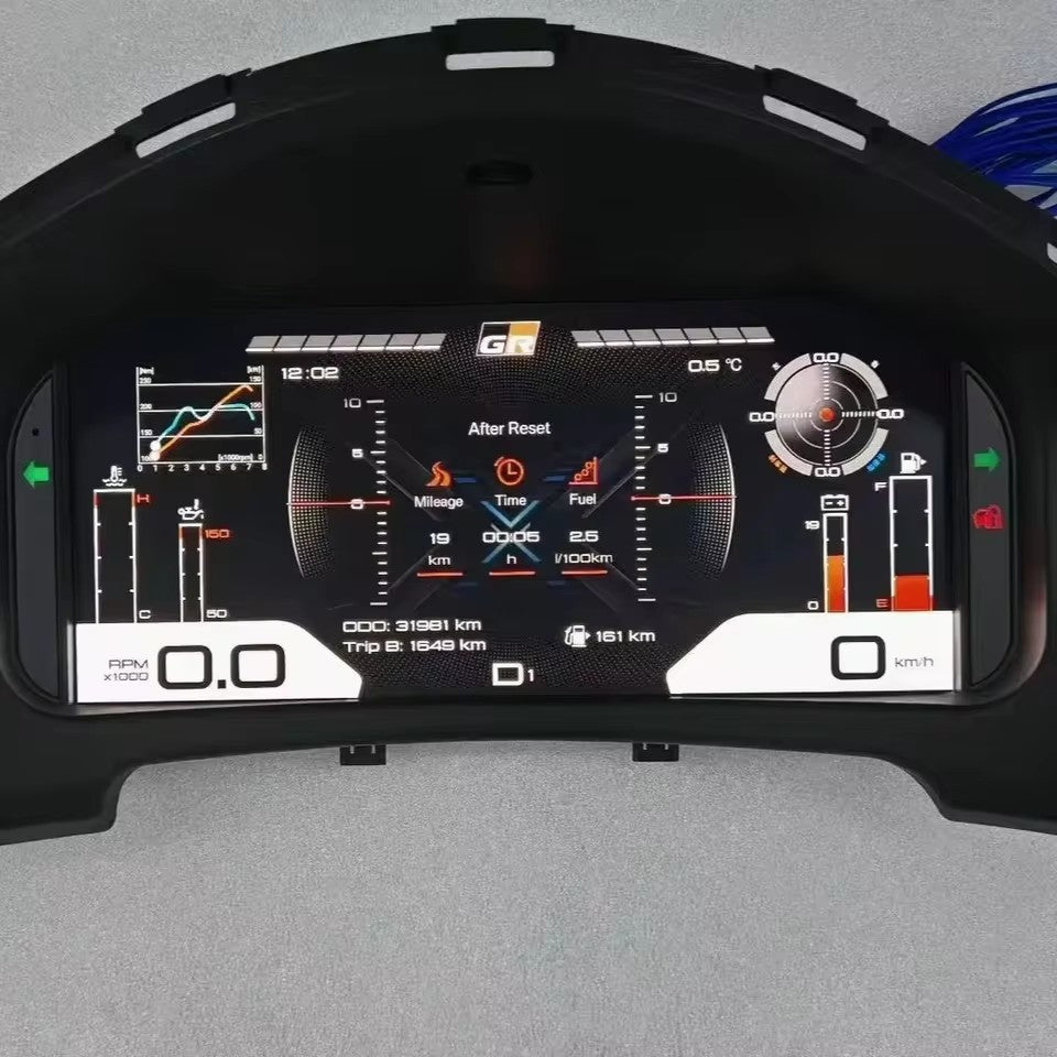 12.3'' Car LCD Digital Dashboard Cluster For Toyota 86 Subaru BRZ 2013-2019 Auto Speedometer Virtual Instrument Paneel Cockpit | PareiAuto