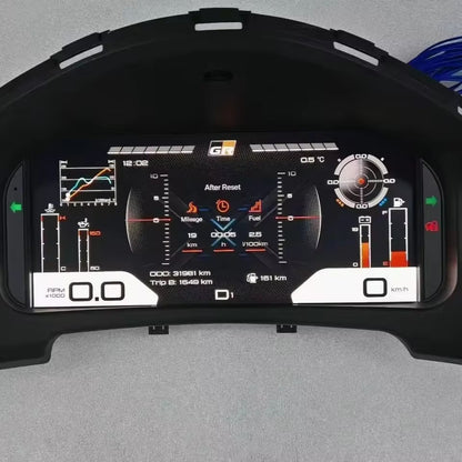 12.3'' Car LCD Digital Dashboard Cluster For Toyota 86 Subaru BRZ 2013-2019 Auto Speedometer Virtual Instrument Paneel Cockpit | PareiAuto