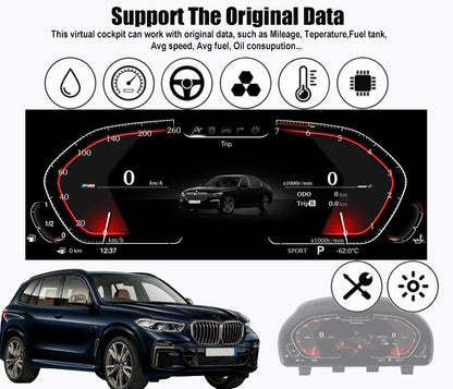 12.3''Digital Instrument Cluster Speedometer For BMW 7 Series E65 E66 2002-2008 | PareiAuto