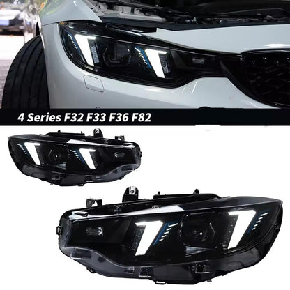 For BMW F32 4 Series F33 F36 M4 2013-2019 LED DRL Headlights Start up Animation LED Headlight Assembly