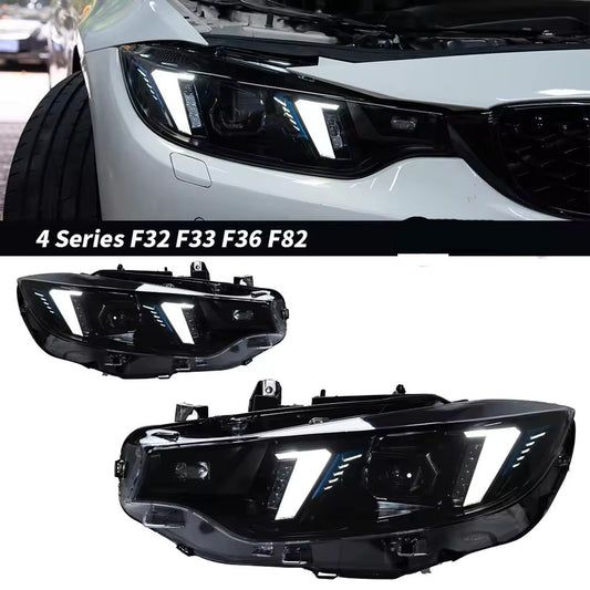 For BMW F32 4 Series F33 F36 M4 2013-2019 LED DRL Headlights Start up Animation LED Headlight Assembly