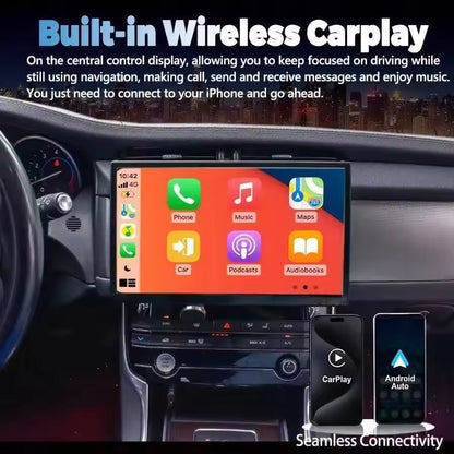 Wireless CarPlay For Jaguar XE/F-PACE X760 X761 2016-2019 Car Radio Multimedia Player GPS Navigation LED Headlight Assembly