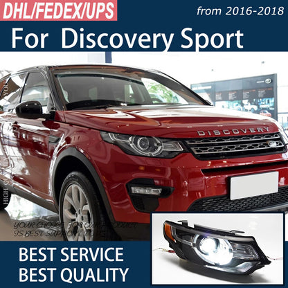 LED Headlights For Discovery Sport Freelander 2016 2017 2018 Sequential Turn Signal Headlamps LED Headlight Assembly