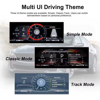 LCD Digital Instrument Cluster For Cadillac XTS/CTS 2014 2015 2016 2017 2018 2019 Virtual Cockpit 12.3" Inch | PareiAuto