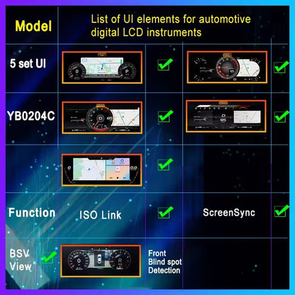 For Chevrolet Malibu 8 2009-14 12.3" Digital Speedometer LCD Instrument Cluster | PareiAuto