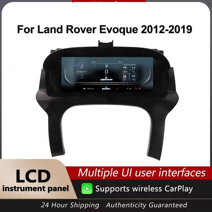 12.3 Inch LCD Cluster Digital Dashboard For Land Rover Evoque 2012-2019 Speedometer CarPlay | PareiAuto