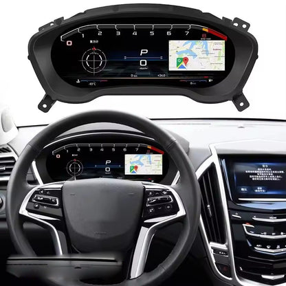 Digital Instrument Cluster For Cadillac SRX 2013 2014 2015 CarPlay Speedometer Dashboard Gauge 12.3" HD virtual cockpit LCD Plug-play | PareiAuto