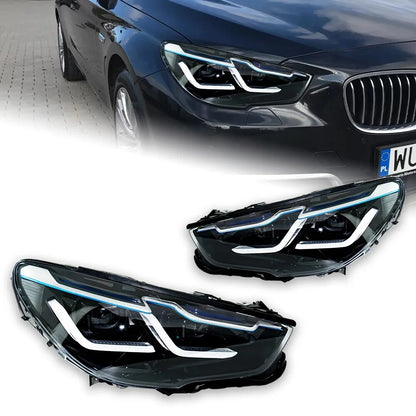 For BMW F07 5GT 2009-2016 LED Headlight Assembly Dynamic Turn Signal Front DRL Lamps LED Headlight Assembly