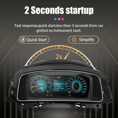12.3''Inch Car Lcd Digital Dashboard Cluster For VW Golf 4 Jetta MK4 Bora 1997-2005 Virtual Instrument | PareiAuto