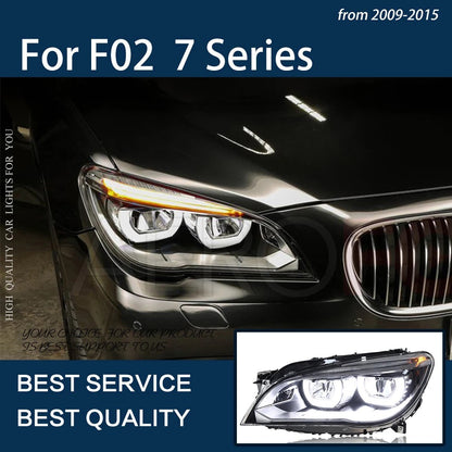 LED DRL Headlights For BMW 7 series F01 F02 730Li 740Li 750Li 760Li 2009-2015 LED Headlight Assembly