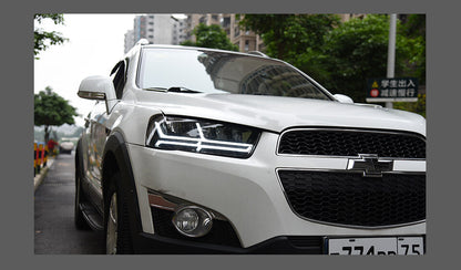 For 2011-2018 Chevrolet Captiva LED Headlights Front DRL Turn Signal Projector Lens Automotive
