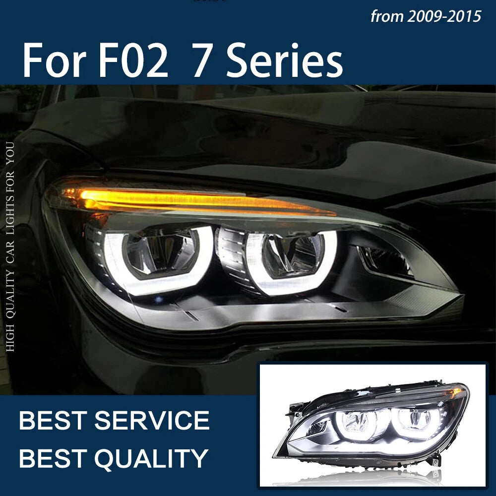 For BMW F02 F01 7 Series 730li 740li 2009-2015 LED Headlights Assembly Upgrade LED Headlight Assembly