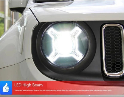 For Jeep Renegade 2015-2021 Headlights LED Projector Lens DRL Turn Signal Assembly