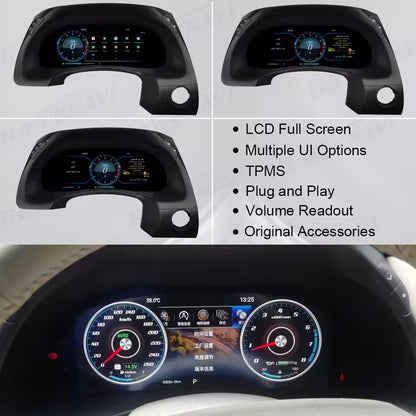 12.3 Inch Car Digital Cluster Instrument For Nissan Patrol y62 2015 2016 2017 2018 2019 LCD Speedmeter Cockpit | PareiAuto
