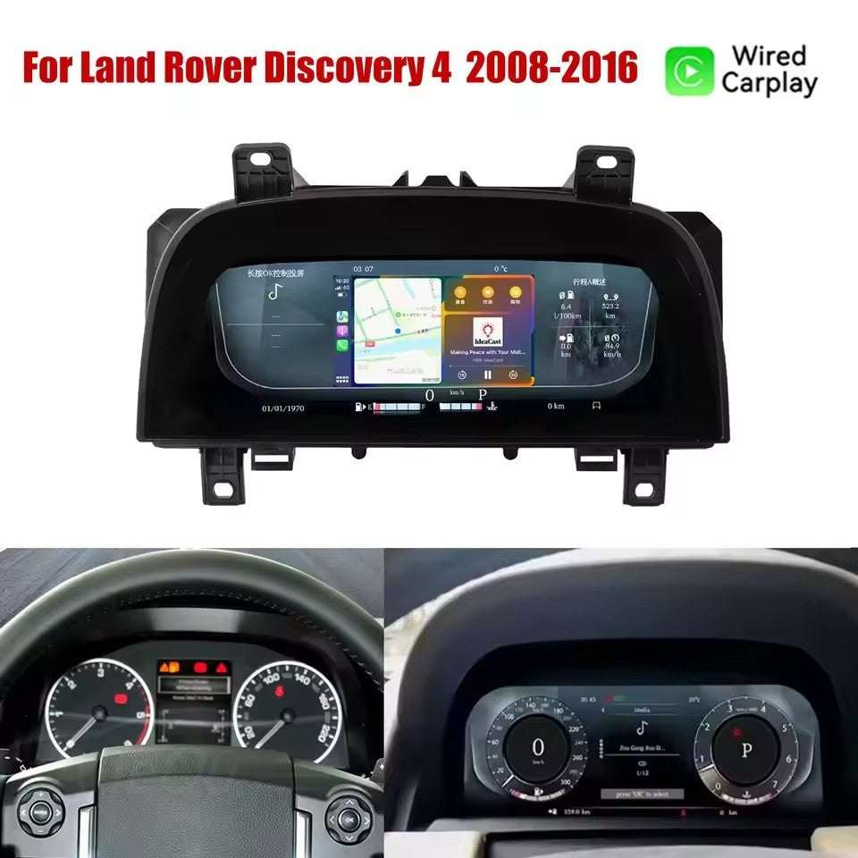 12.3"LCD Cluster digital instrument cluster For Land Rover Discovery 4 2008-2016 | PareiAuto