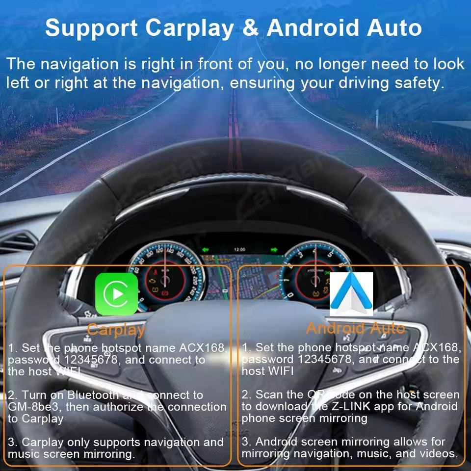 Car Digital Cluster Instrument For Chevrolet Malibu XL 2015-2022 LCD Speed Meter | PareiAuto