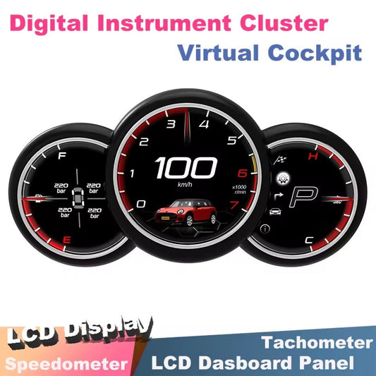 12.3"LCD Car Digital Dashboard Cluster For Infiniti Q70 2013-2019 Virtual Instrument Panel | PareiAuto