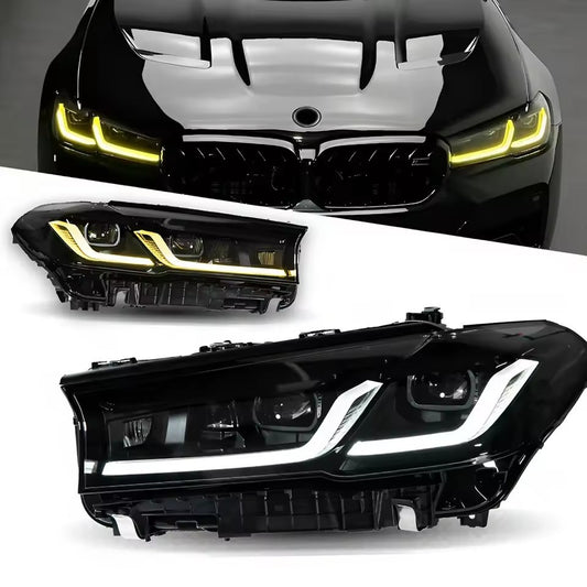 For BMW 5 Series G30 G38 2018 2019 2021 2022 Headlight LED DRL Turn Signal Projector Lens LED Headlight Assembly