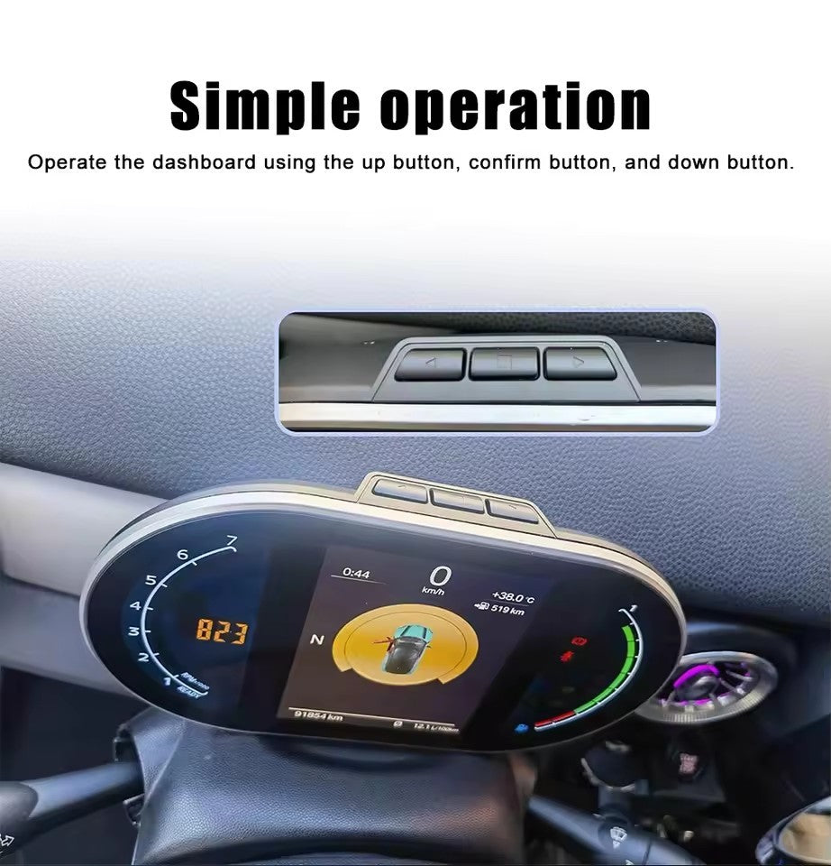 5 inch For BMW Mini R Series R55 R56 2006-2016 LCD Digital Cluster Speedmeter Dashboard | PareiAuto