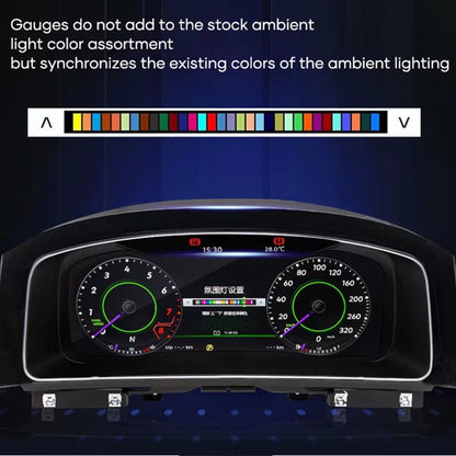 12.3'' Inch Lcd Digital Dashboard Cluster For VW Seat Leon 2009-2012 Fit HDMI Carplay Radio Instrument Panel | PareiAuto