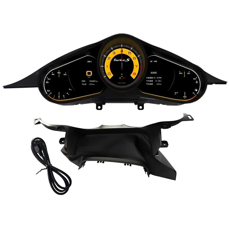 Digital LCD Screen Dashboard For Porsche Panamera 2010 2011 2012 2013 2014 2015 2016 Cluster Speedometer | PareiAuto