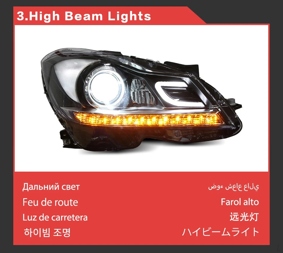 LED Headlight Assembly
