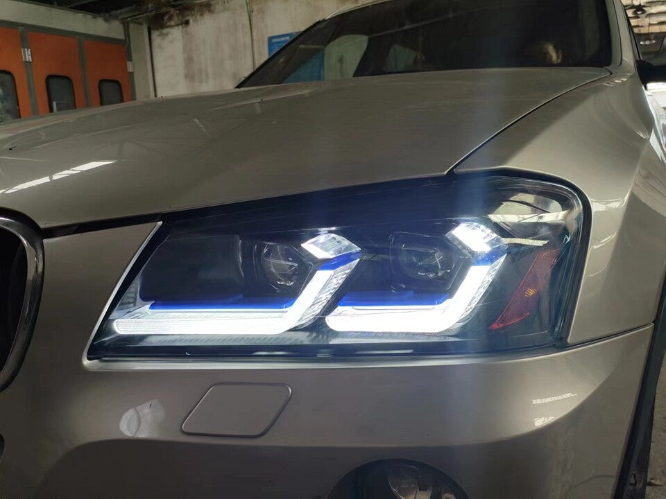 LED Headlight For BMW X3 F25 2010 2011 2012 2013 2014 Projector Lens Pre-LCI Front DRL Turn Signal Headlamps