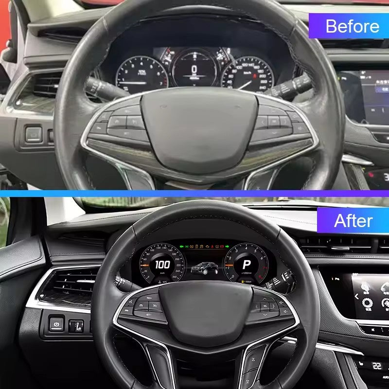 12.3" LCD Dashboard For Cadillac XT5 2016-2019 Car Digital Instrument Cluster | PareiAuto