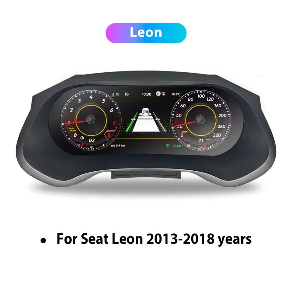 12.3" Inch Lcd Digital Dashboard Cluster For VW Seat Leon 2013 2014 2015 2016 2017 2018 Instrument Panel | PareiAuto
