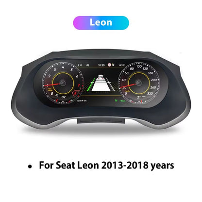 12.3" Inch Lcd Digital Dashboard Cluster For VW Seat Leon 2013 2014 2015 2016 2017 2018 Instrument Panel | PareiAuto