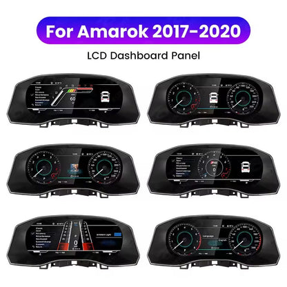 12.3" LCD Digital Cluster For VW Amarok 2017-2020 Dashboard Virtual Instrument | PareiAuto