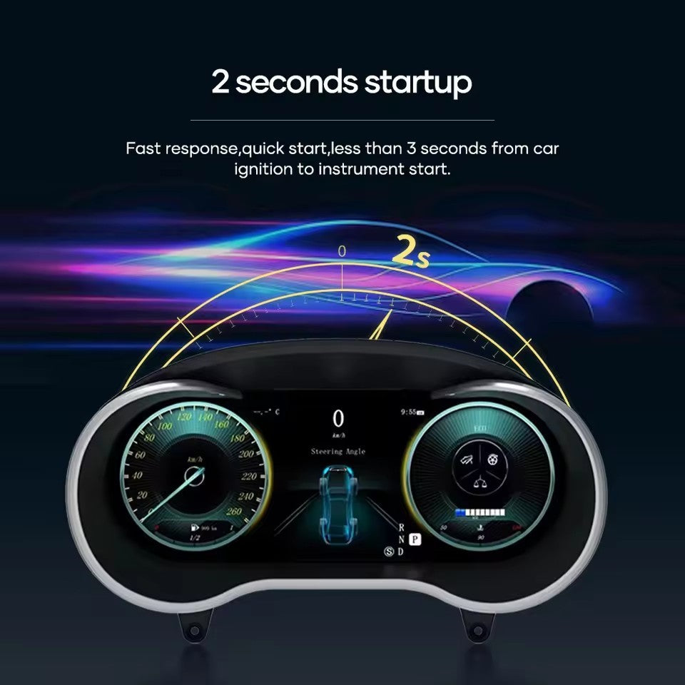 12.3" Inch LCD Digital Dashboard Cluster For Benz E Class W207 E350 2010 2011 2012 2013 2014 2015 Instrument Paneel | PareiAuto