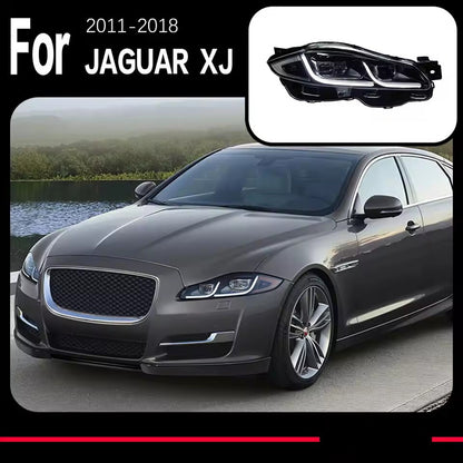 For Jaguar XJL XJ XF XE 2011-2019 LED Headlight Projector Lens DRL Dynamic Turn Signal HeadLamps LED Headlight Assembly