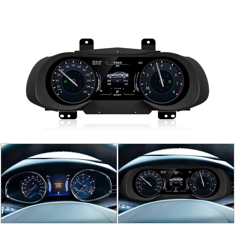 Digital Cluster For Maserati Quattroporte 2013-2023 Car LCD Co-pilot Instrument Panel Speed Meter Multimedia Player Light Screen | PareiAuto