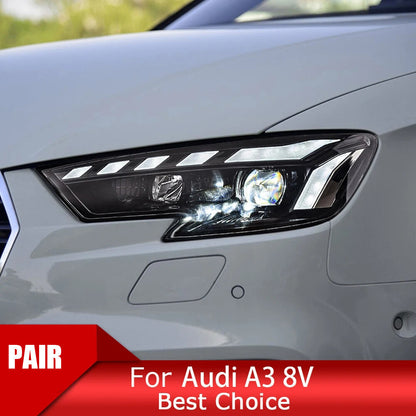 Upgrade For Audi A3 8V 2017-2021 S3 RS3 Sedan Hatchback LED Headlight Assembly LED Headlight Assembly