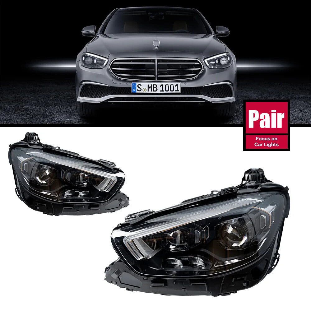 LED Headlight For 2016-2022 E Class W213 E200 E300 LCI DRL Turn Signal Facelift Headlamps LED Headlight Assembly